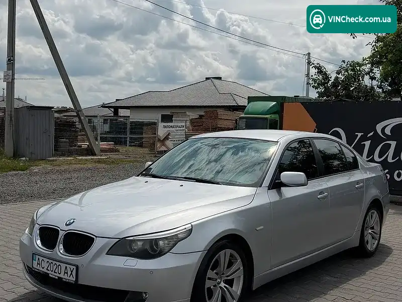 BMW 5 Series 2008, фото з оголошення 2 з 20, VIN WBANX31080C173360