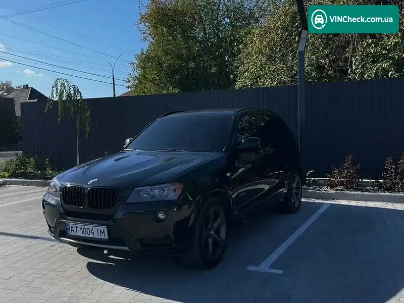 BMW X3 2013, фото з оголошення 2 з 20, VIN 5UXWX9C54E0D27687
