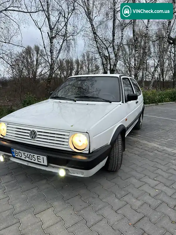 Volkswagen Golf 1988, фото з оголошення 2 з 15, VIN WVWZZZ19ZJW382431