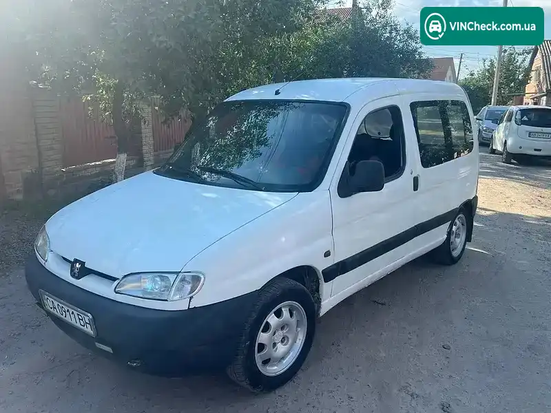 Peugeot Partner 1997, фото з оголошення 1 з 10, VIN VF35CD9BD60020734