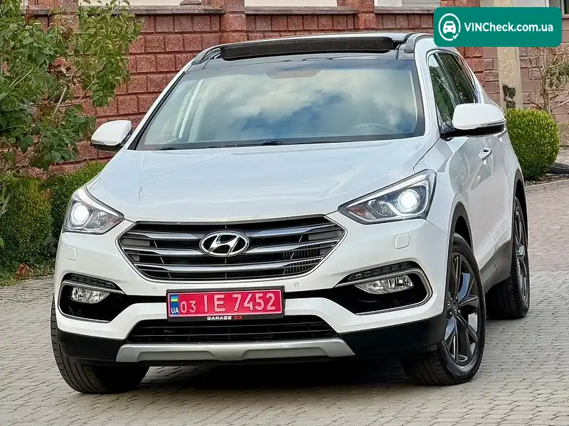 Hyundai Santa FE 2016, фото з оголошення 1 з 20, VIN KMHSU81XDGU617240