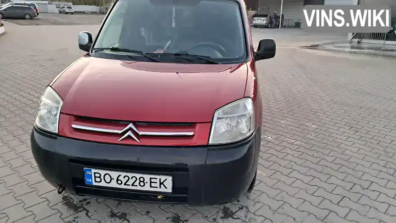 Citroen Berlingo 2008, фото з оголошення 1 з 20, VIN VF7GJ9HWC8N026952