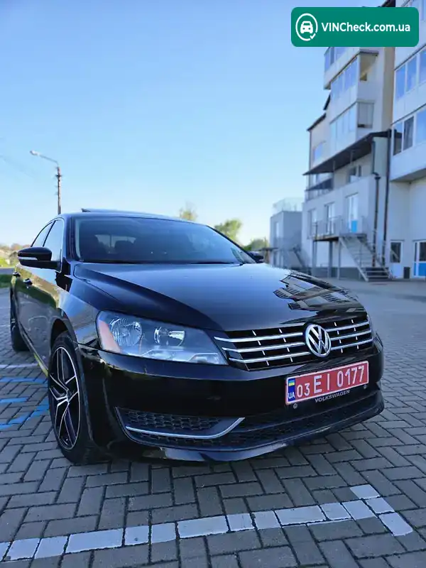 Volkswagen Passat 2013, фото з оголошення 1 з 20, VIN 1VWBN7A30DC052953