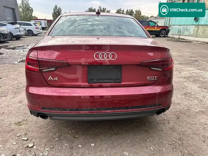 Audi A4 2018, фото з оголошення 1 з 10, VIN WAUENAF41JN016264
