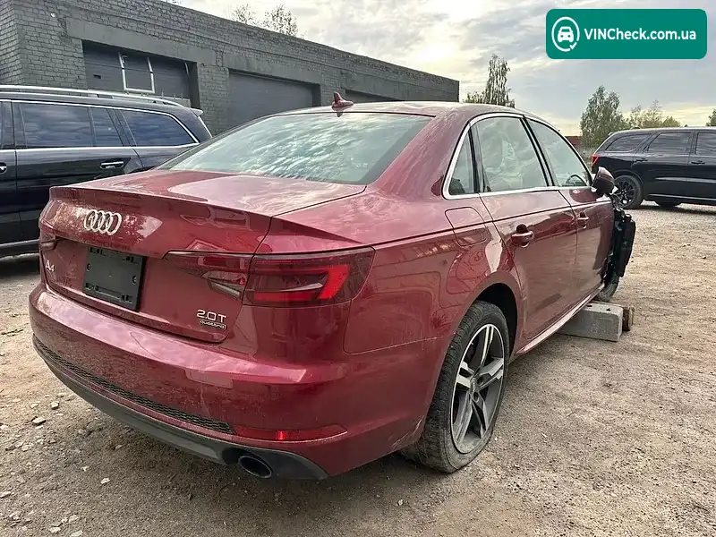 Audi A4 2018, фото з оголошення 2 з 10, VIN WAUENAF41JN016264