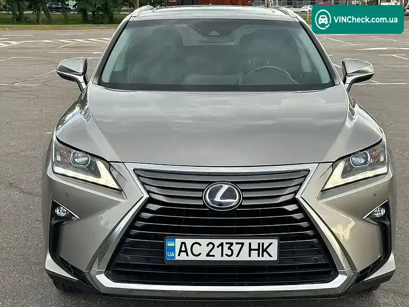 Lexus RX 2017, фото з оголошення 1 з 19, VIN 2T2BGMCA3HC016190