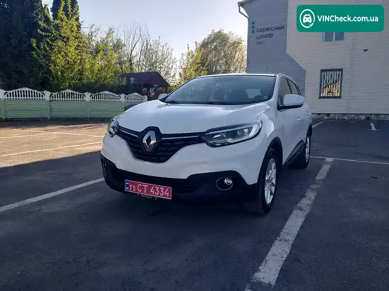 Renault Kadjar 2016, фото з оголошення 2 з 20, VIN VF1RFE00556368910