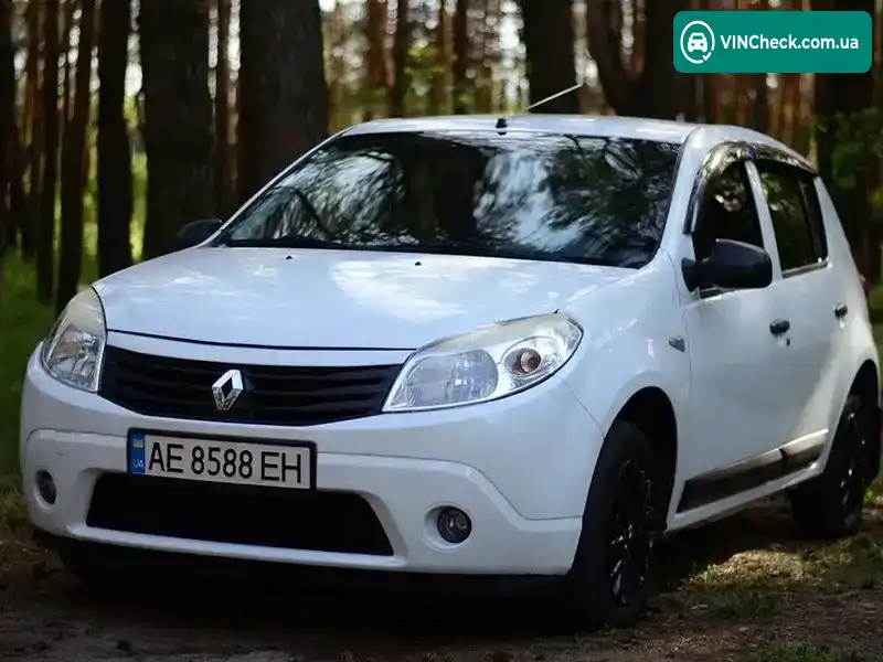 Renault Sandero 2010, фото з оголошення 1 з 11, VIN VF1BSRABB43492865