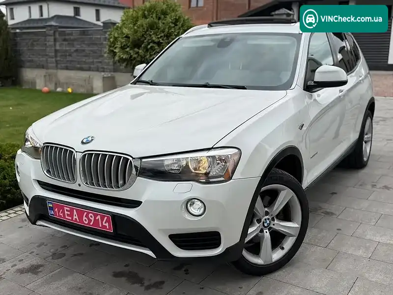 BMW X3 2017, фото з оголошення 1 з 20, VIN 5UXWX9C59H0T10773