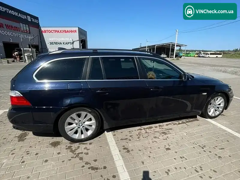 BMW 5 Series 2008, фото з оголошення 2 з 12, VIN WBAPX51000CU07897