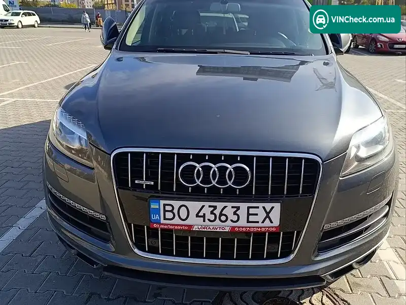 Audi Q7 2013, фото з оголошення 1 з 20, VIN WA1LMAFE6DD011099