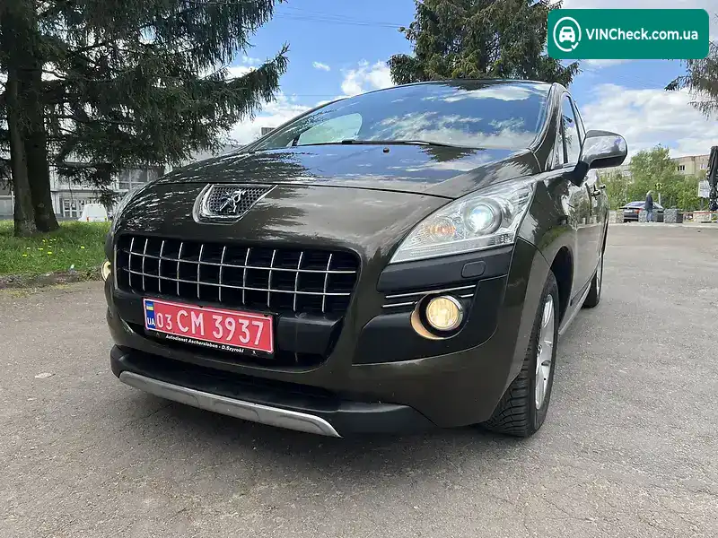 Peugeot 3008 2010, фото з оголошення 2 з 20, VIN VE30U5FV8AS224279