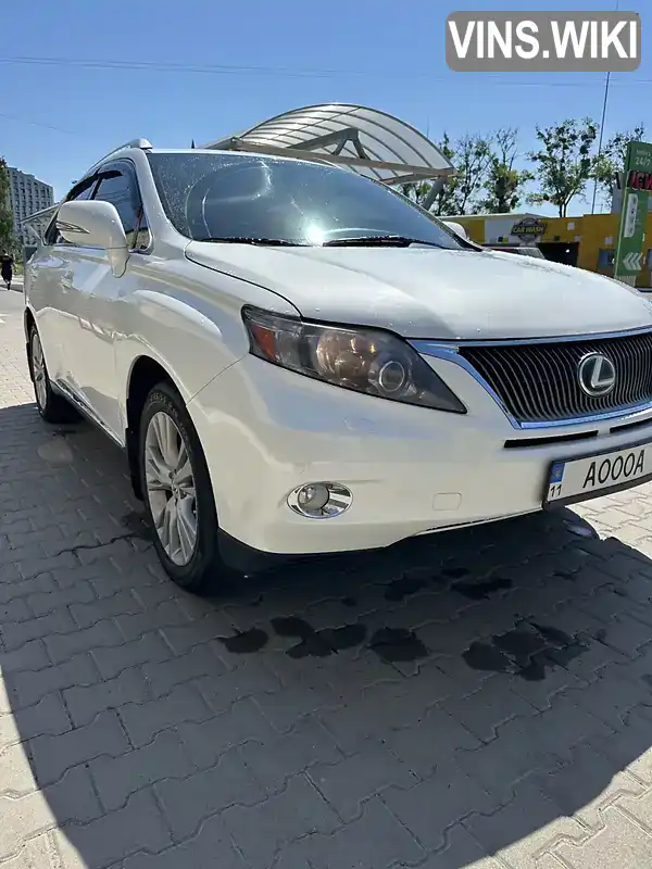 Lexus RX 2010, фото з оголошення 1 з 20, VIN JTJBC1BA2A2407929