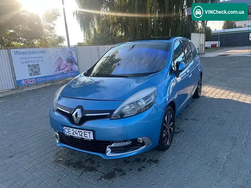 Renault Scenic 2012, фото з оголошення 1 з 13, VIN VF1JZ0YA347086940