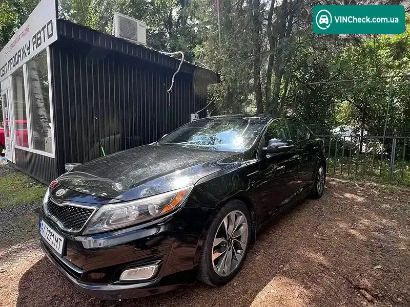 Kia Optima 2014, фото з оголошення 2 з 12, VIN 5XXGR4A78FG383989