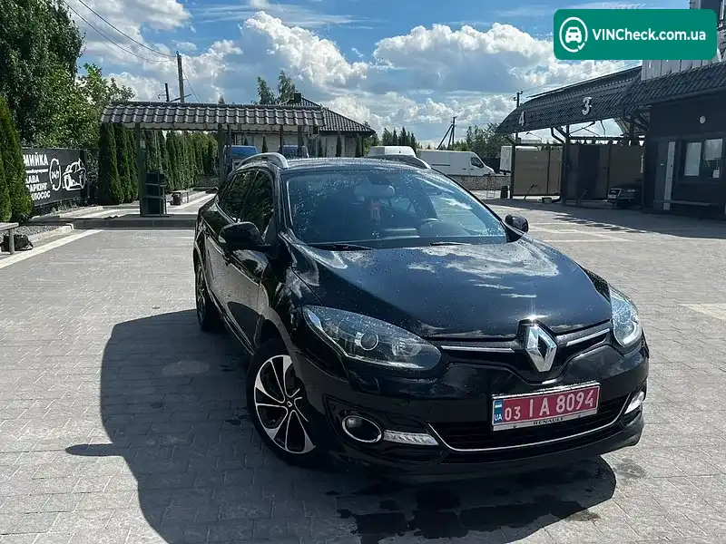 Renault Megane 2016, фото з оголошення 2 з 12, VIN VF1KZ030H55432525