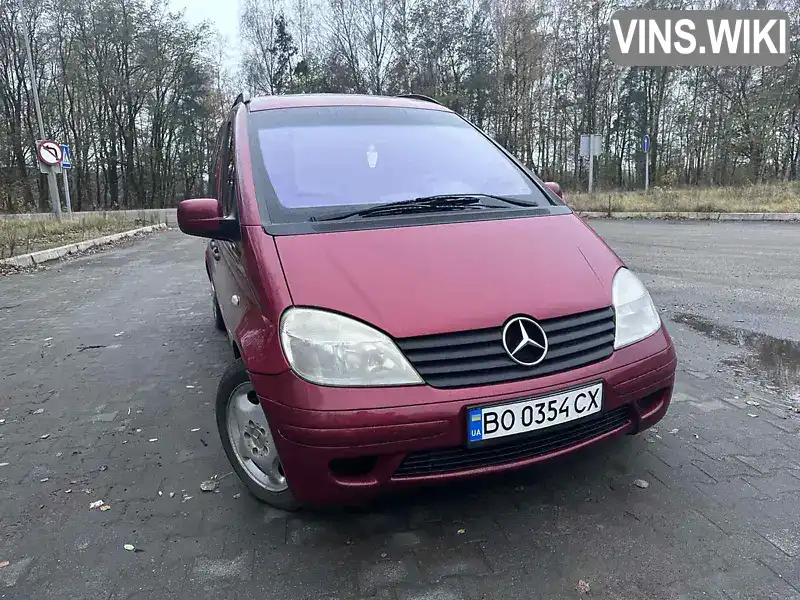 Mercedes-Benz Vaneo 2003, фото з оголошення 2 з 21, VIN WDB4147001N226605