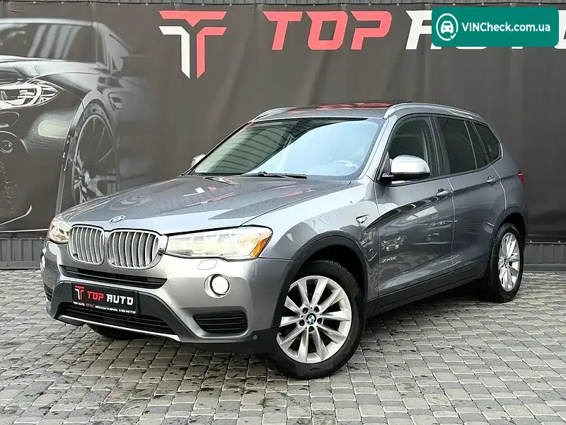 BMW X3 2017, фото з оголошення 1 з 20, VIN 5UXWX9C54H0T00247