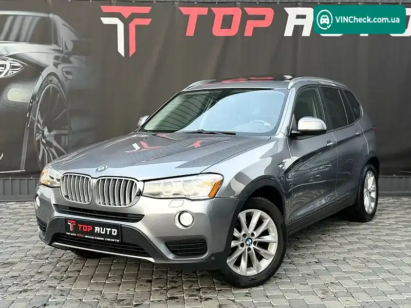 BMW X3 2017, фото з оголошення 2 з 20, VIN 5UXWX9C54H0T00247