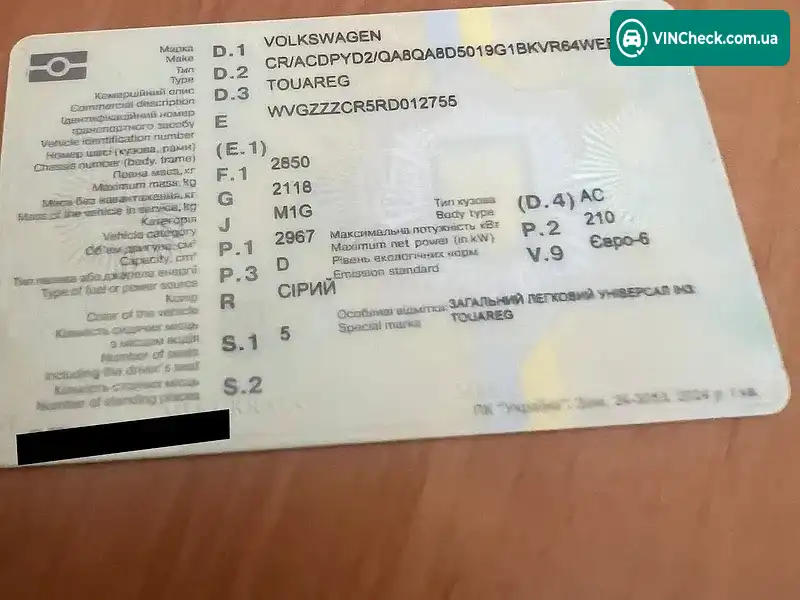 Volkswagen Touareg 2024, фото з оголошення 2 з 5, VIN WVGZZZCR5RD012755