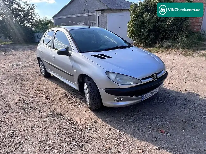 Peugeot 206 2002, фото з оголошення 2 з 6, VIN VF32AKFWR42835001