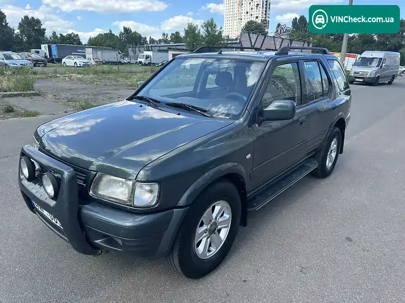 Opel Frontera 2002, фото з оголошення 1 з 10, VIN W0L06BG763V502364