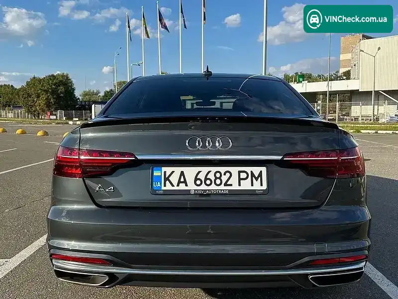 Audi A4 2020, фото з оголошення 2 з 16, VIN WAUGMAF47LN013724