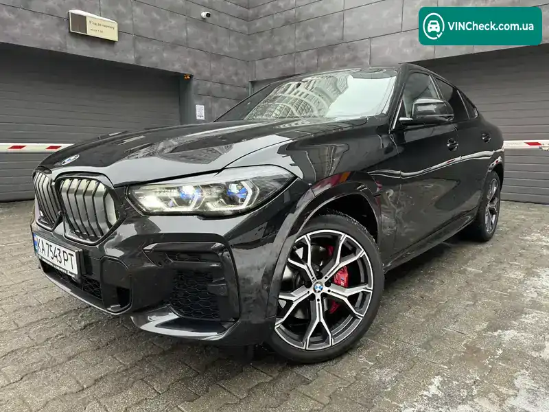 BMW X6 2022, фото з оголошення 2 з 21, VIN WBAGT210609L09738