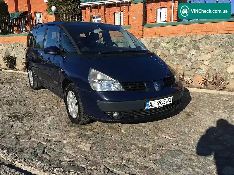 Renault Espace 2004, фото з оголошення 2 з 14, VIN VF1JK0GC630236005