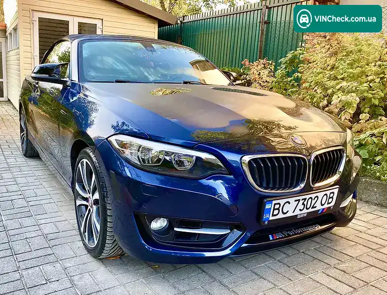 BMW 2 Series 2015, фото з оголошення 1 з 20, VIN WBA1K9C53GV322457