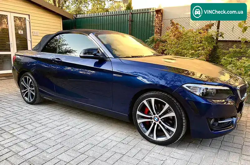 BMW 2 Series 2015, фото з оголошення 2 з 20, VIN WBA1K9C53GV322457