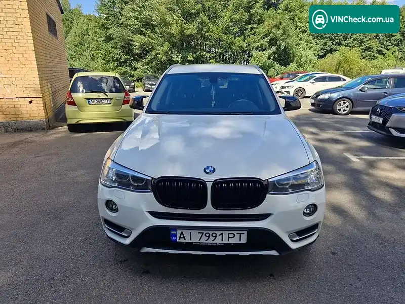 BMW X3 2017, фото з оголошення 1 з 8, VIN WBAWX310700L81882