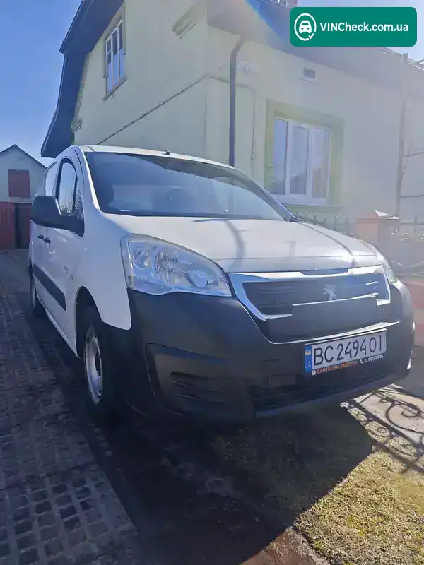 Peugeot Partner 2017, фото з оголошення 1 з 21, VIN VF37ABHW6HJ615451