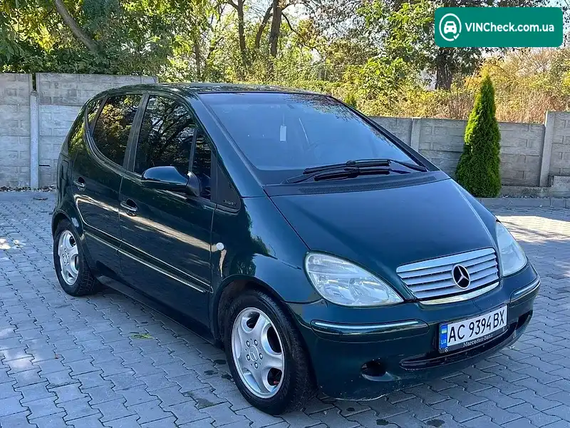 Mercedes-Benz A-Class 2001, фото з оголошення 1 з 20, VIN WDB1680331J620953