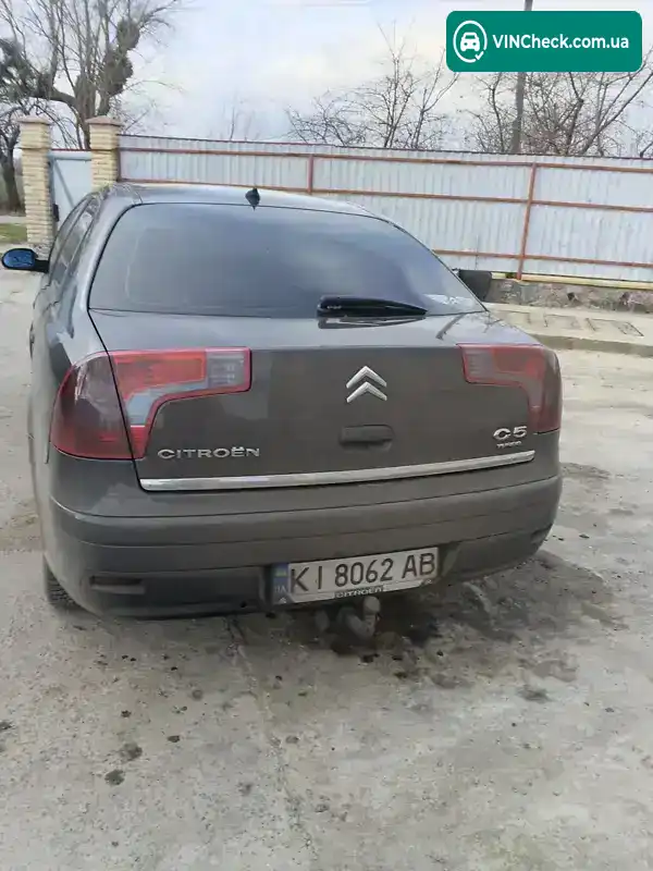 Citroen C5 2005, фото з оголошення 1 з 9, VIN VF7RC4HXE76610270