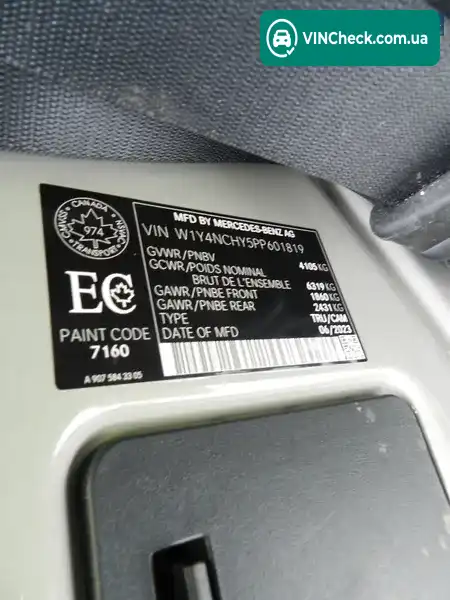 Mercedes-Benz Sprinter 2023, фото з оголошення 1 з 20, VIN W1Y4NCHY5PP601819