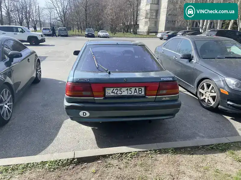 Mazda 626 1991, фото з оголошення 1 з 8, VIN JMZGD14D201607709
