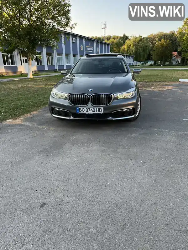 BMW 7 Series 2016, фото з оголошення 1 з 21, VIN WBA7E2C53GG548091