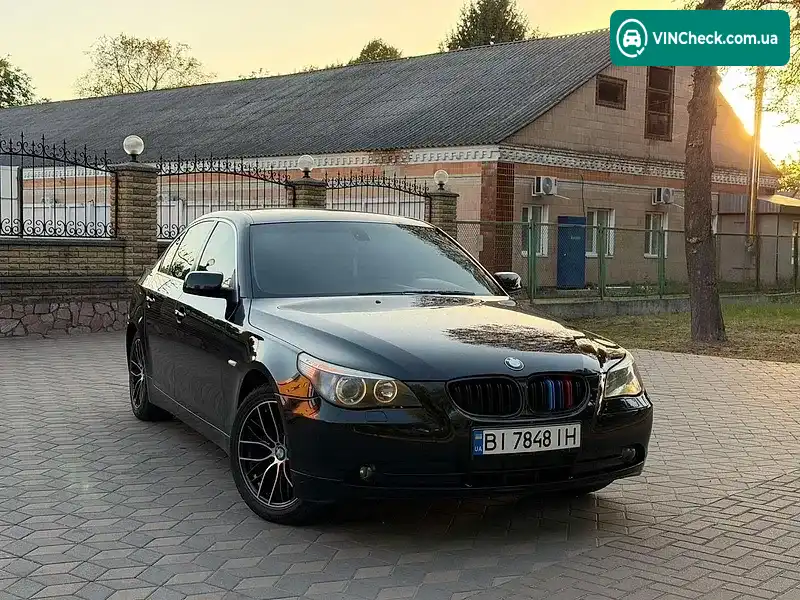 BMW 5 Series 2003, фото з оголошення 1 з 15, VIN WBANA31070B010187