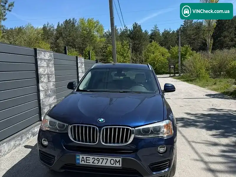 BMW X3 2017, фото з оголошення 1 з 5, VIN 5UXWX9C30H0W71985
