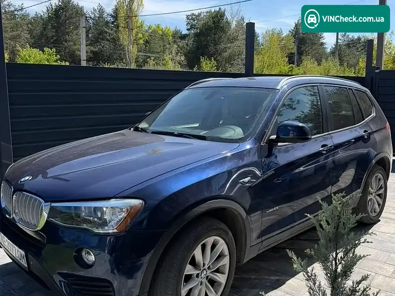 BMW X3 2017, фото з оголошення 2 з 5, VIN 5UXWX9C30H0W71985