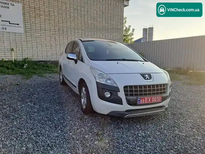 Peugeot 3008 2010, фото з оголошення 1 з 20, VIN VF30U5FV8AS209654