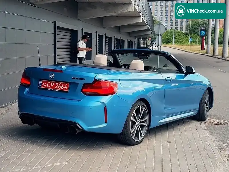 BMW 2 Series 2019, фото з оголошення 2 з 20, VIN WBA2M7C50K7D47450