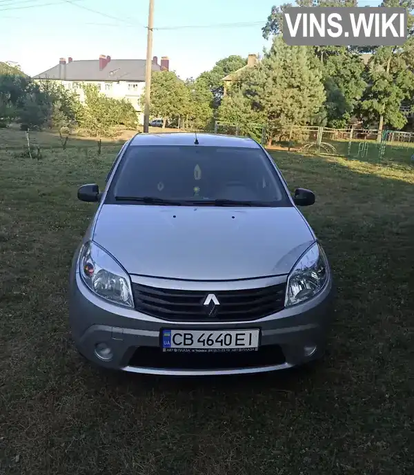 Renault Sandero 2009, фото з оголошення 1 з 8, VIN VF1BSRABB42351969
