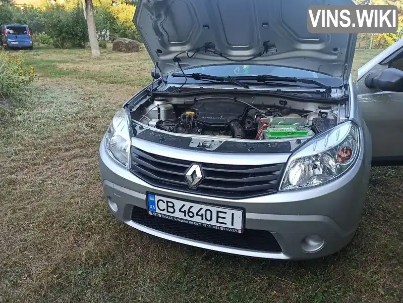 Renault Sandero 2009, фото з оголошення 2 з 8, VIN VF1BSRABB42351969