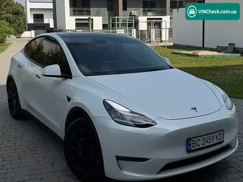 Tesla Model Y 2021, фото з оголошення 2 з 20, VIN 7SAYGAEE2NF338455