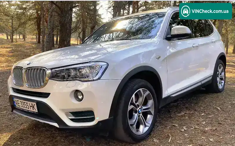 BMW X3 2017, фото з оголошення 2 з 14, VIN WBAWX310300L79773