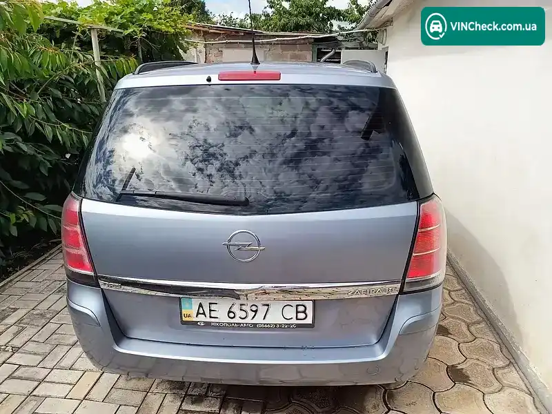 Opel Zafira 2008, фото з оголошення 2 з 7, VIN Y6D0AHM758G073594