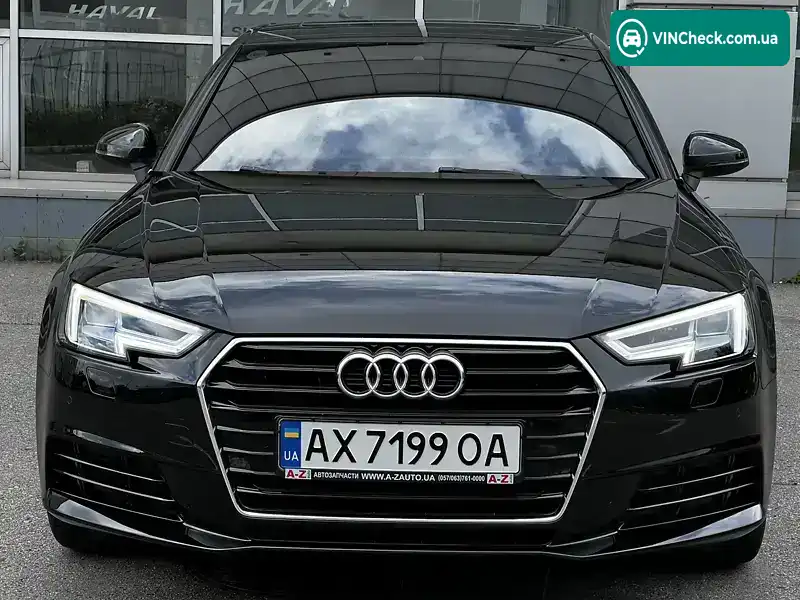 Audi A4 2018, фото з оголошення 2 з 20, VIN WAUZZZF47JA171378