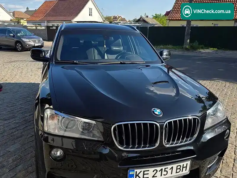 BMW X3 2012, фото з оголошення 1 з 21, VIN WBAWY31090L883241